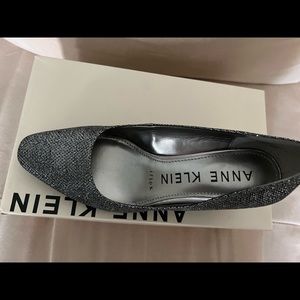 Dressing shoes silver all wedges 2 1/4” height very comfortable